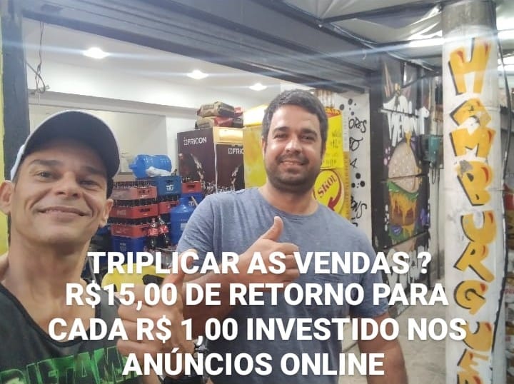 R$ 15 de retorno para cada R$ 1 investido em anúncios